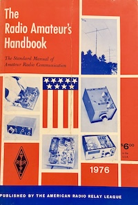 1976 ARRL Handbook cover