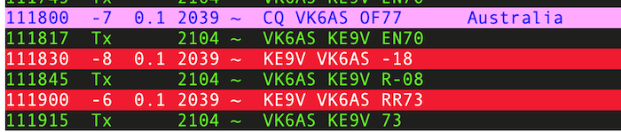 FT8 contact details