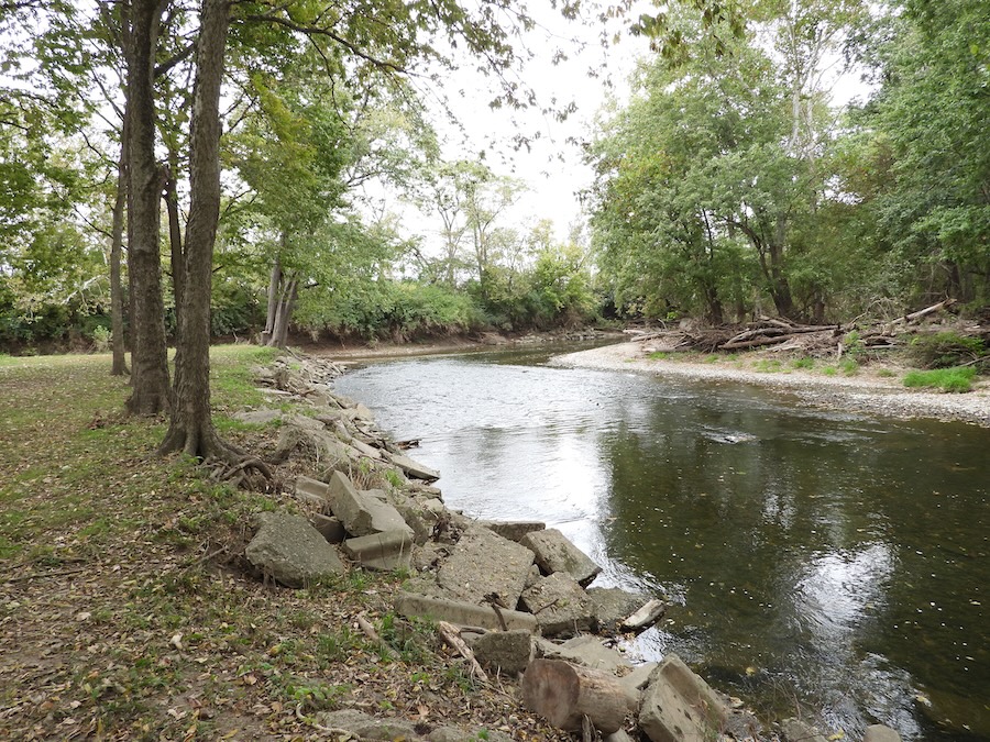 White River in Yorktown, Indiana